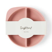 Silicone Suction Plate - Rose
