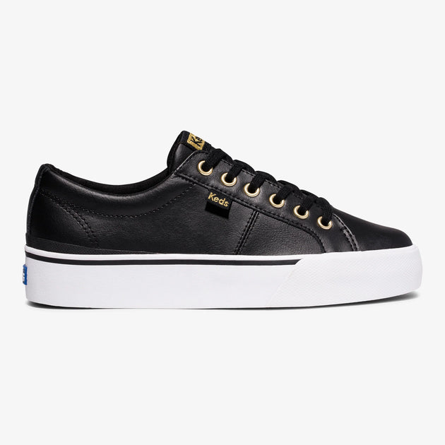 KEDS Jump Kick DUO Leather Black SOHL STORE