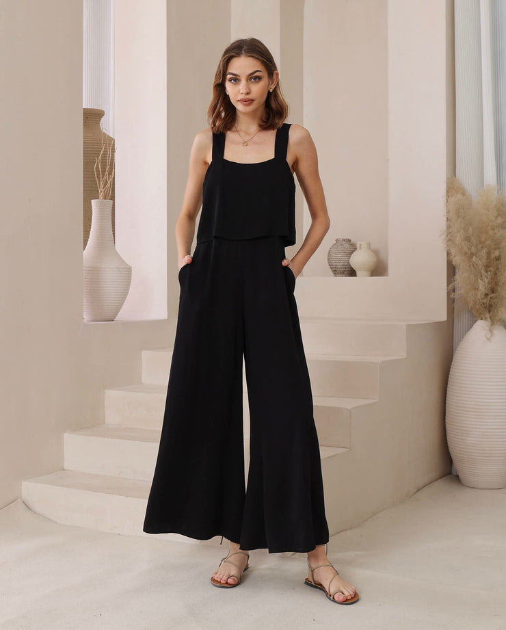 Monroe Jumpsuit - Black