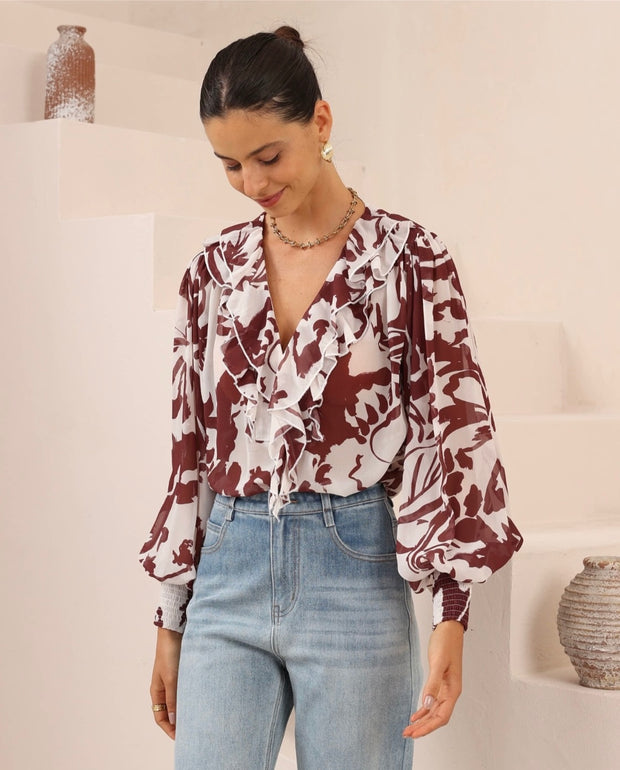 Gwyn Frill Shirt
