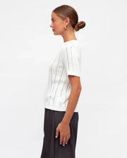 Zimi Knit Top - White