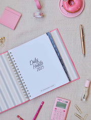 2025 Daily Hustle Planner - Pink