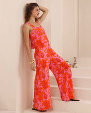 Monroe Jumpsuit - Coral