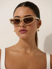 3mm Snake Necklace - 18K Gold Plated