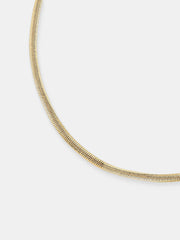 3mm Snake Necklace - 18K Gold Plated