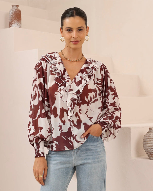 Gwyn Frill Shirt
