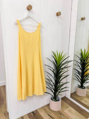 Sunni Midi Dress - Yellow