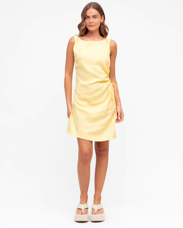 Cassie Mini Dress - Lemon