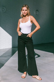 Calvin Wide Leg Jeans - Black