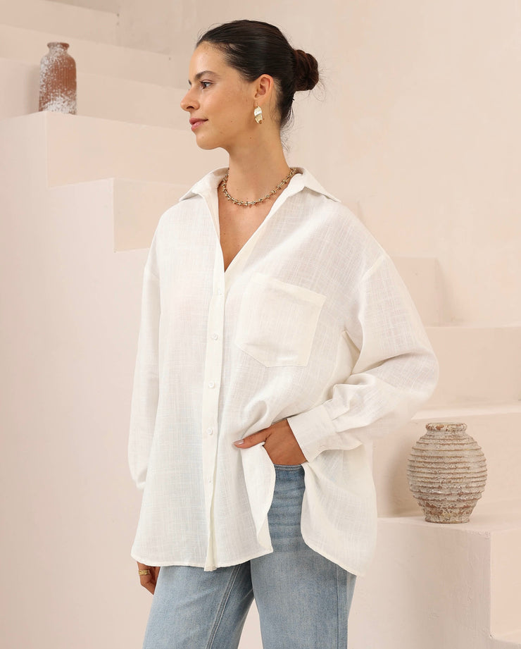 Jasmine Shirt - White
