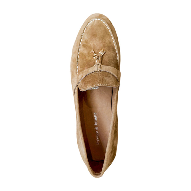 LYDEA Suede Loafer - Sandy