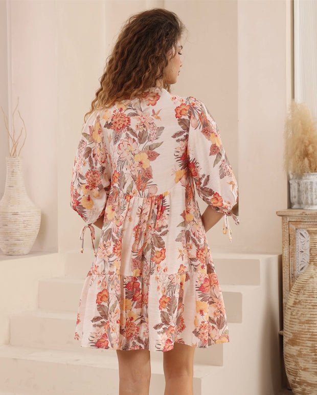 Eleanor Dress - Pink Floral