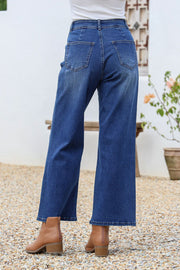 Stevie Wide Leg Jeans - Dark Wash