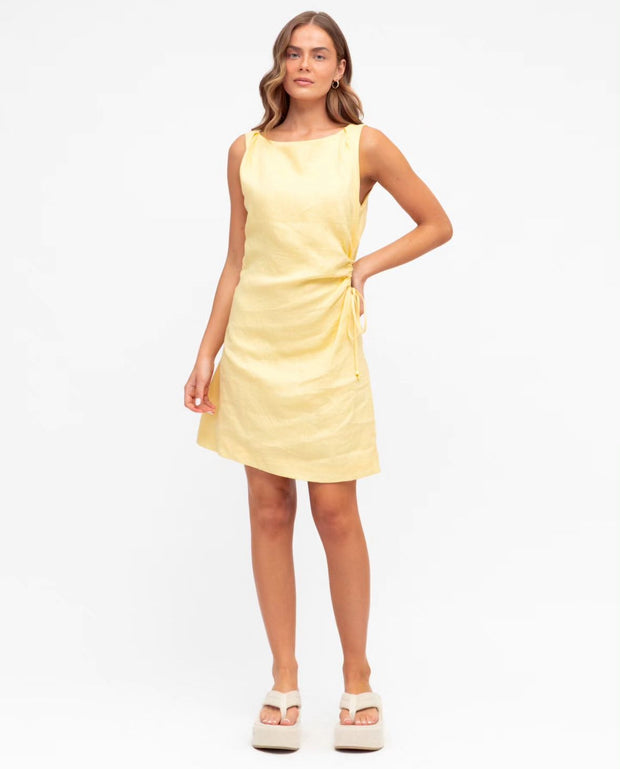 Cassie Mini Dress - Lemon