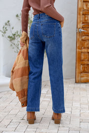 Mika Wide Leg Jeans - Dark Wash