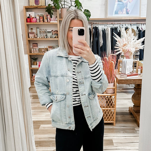 SOHL Denim - DALLAS Boyfriend Denim Jacket