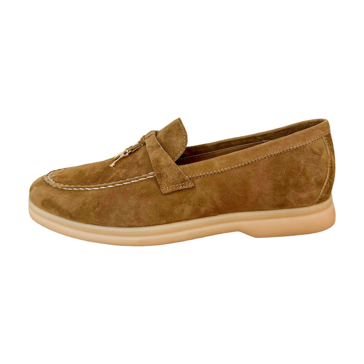 LYDEA Suede Loafer - Sandy