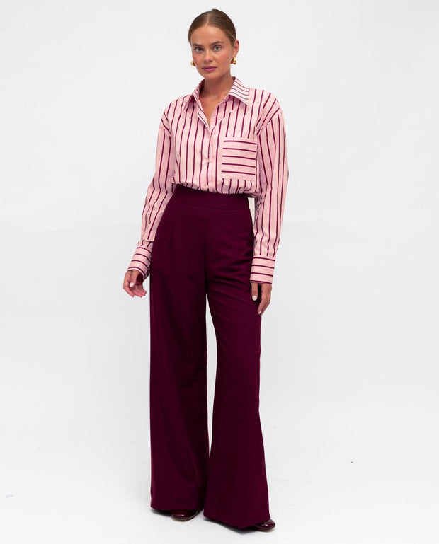 Chloe Pants - Wine