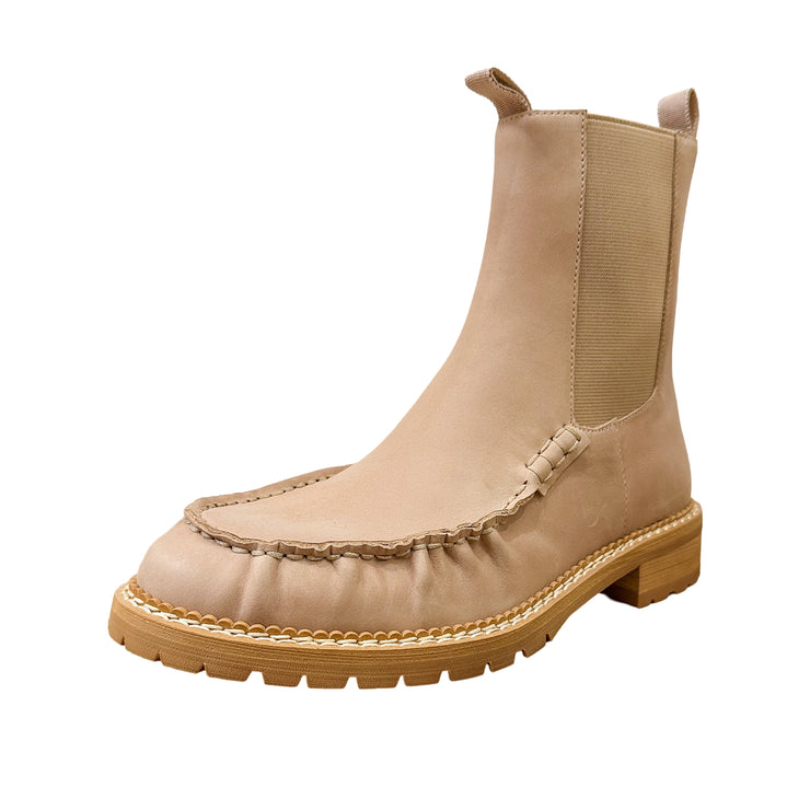 ROLLAR Leather Boots - Taupe Leather