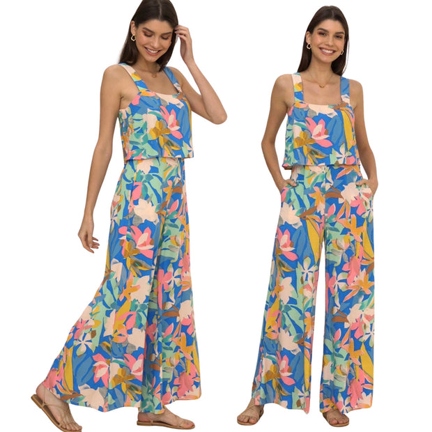 Delilah Tropical Jumpsuit