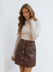 Carter Knit Skivvy - Cream