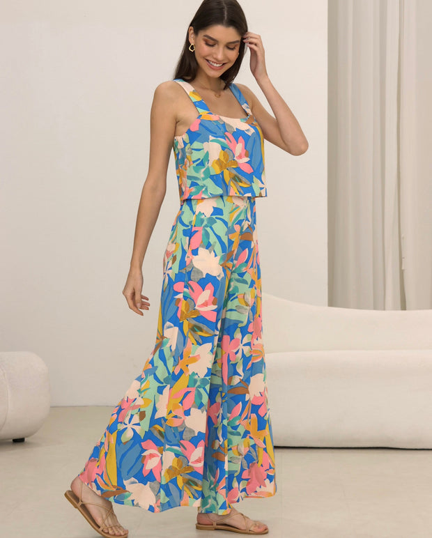 Delilah Tropical Jumpsuit