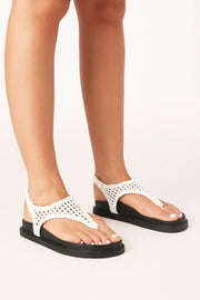 ANIKA Sandal - White-Black