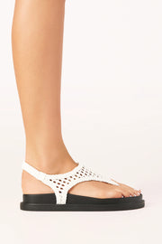 ANIKA Sandal - White-Black