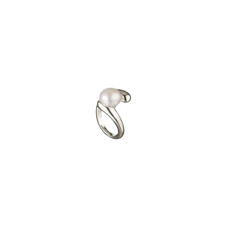 ARIA PEARL RING - Sterling Silver Plating