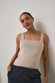 About That Base Knit Crop - Taupe