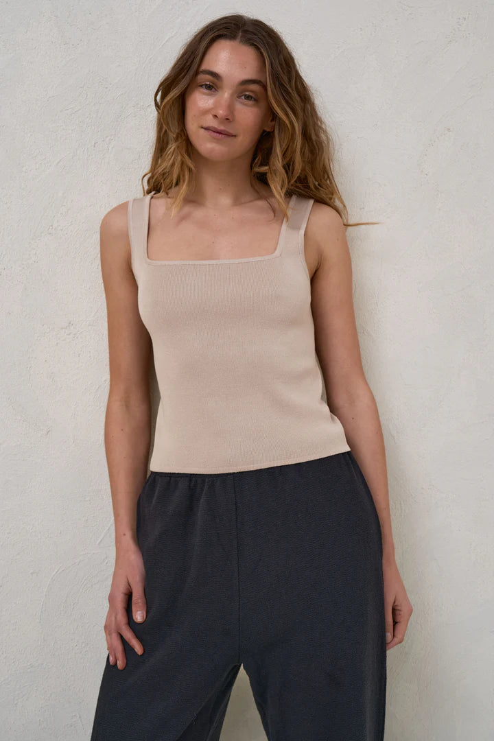 About That Base Knit Crop - Taupe