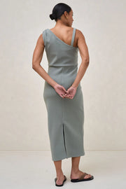 About Us Midi Dress - Khaki