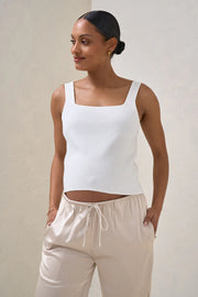 About That Base Knit Crop - White