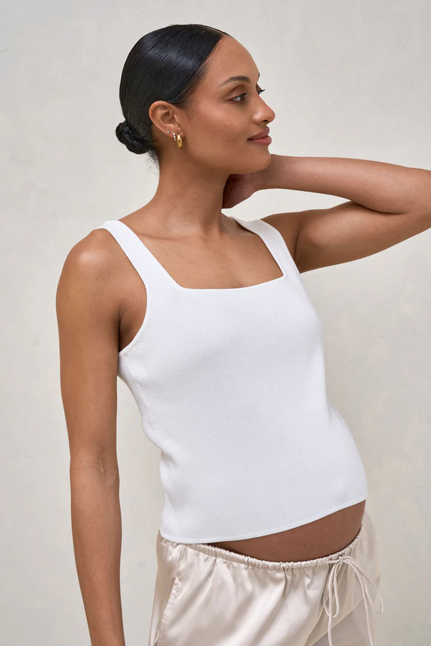 About That Base Knit Crop - White