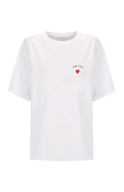 Ace of Hearts Tee - White/Red