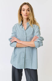 Adalyn Shirt - Alpine Mist Stripe