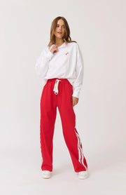 (PRE-ORDER) Adeline Stripe Pant - Cherry