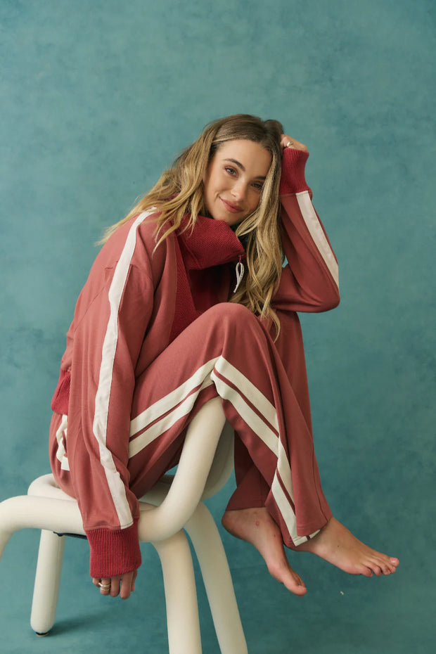 Adeline Pant - Dusty Rose