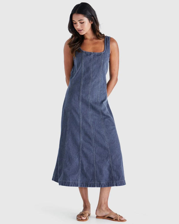 Ainsley Dress - Dark Denim