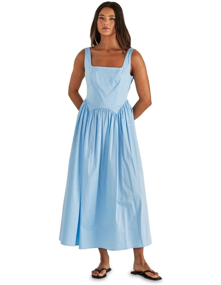 Aliah Dress - Pale Blue