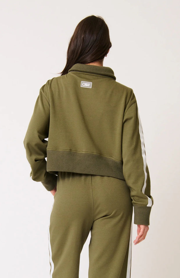 (PRE-ORDER) Annie Sweater - Khaki/White