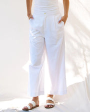 Aspen Palazzo Pant - White