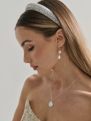 Aura Pearl Earrings - Sterling Silver Plated