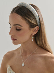 Aura Pearl Earrings - Sterling Silver Plated