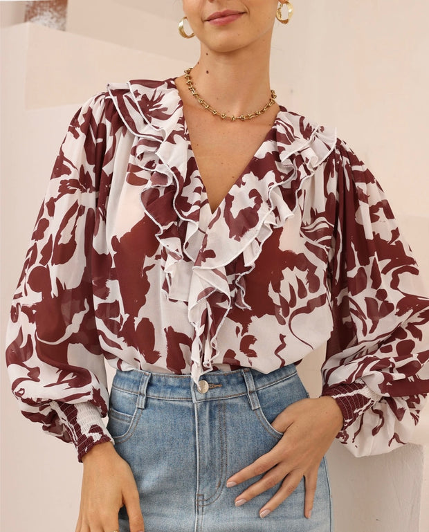 Gwyn Frill Shirt