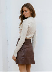 Carter Knit Skivvy - Cream