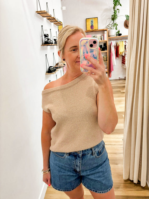 Darcy Knit Top - Mocha