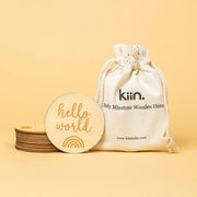 KiiN - Baby Milestone Wooden Discs