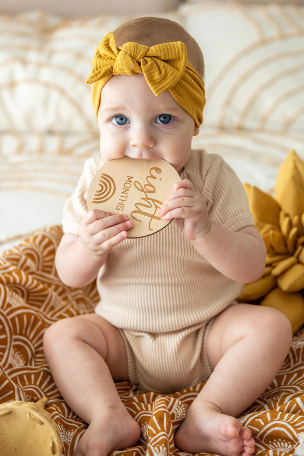 KiiN - Baby Milestone Wooden Discs