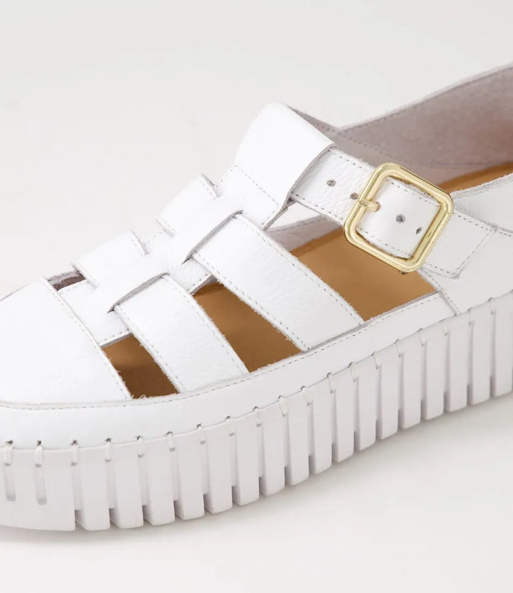 BAYTOWN Sneaker/Sandal - White Leather